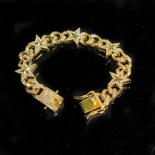 13MM Starlight Cuban Bracelet