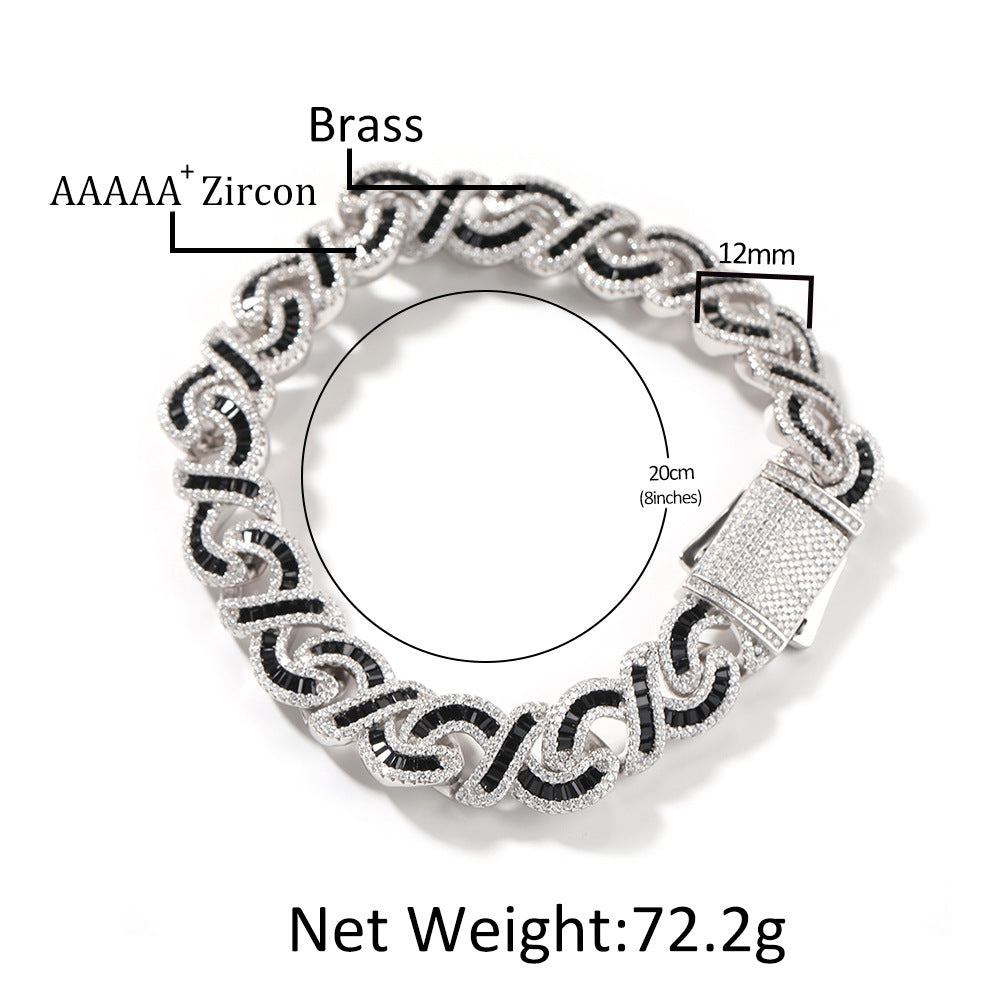 12MM Ice Loop Bracelet
