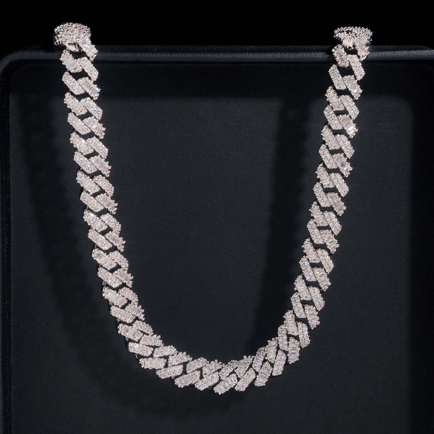 8MM S925+Moissanite Cuban Chain