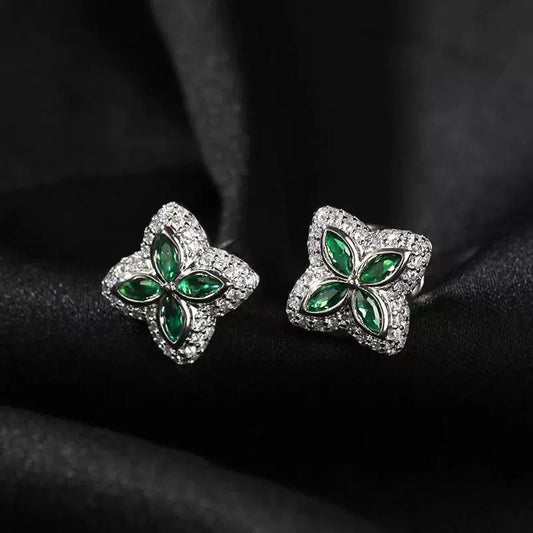 Four Leaf Clover Earrings - Ice Grind