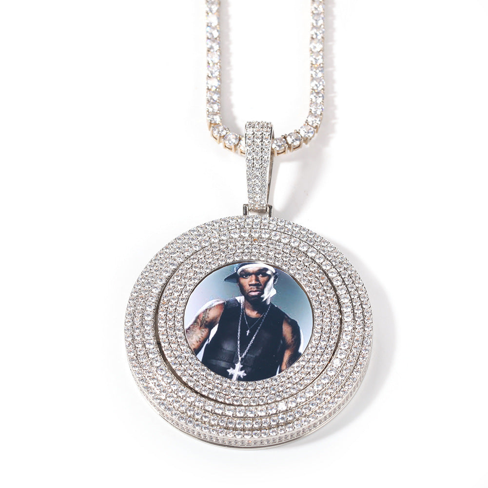 Custom 360° Iced Memory Pendant