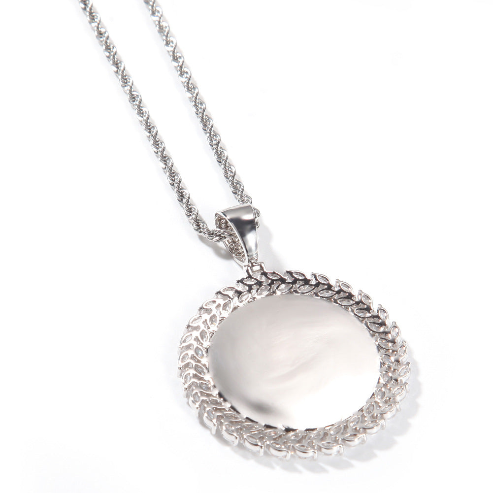 Custom Iced Portrait Pendant