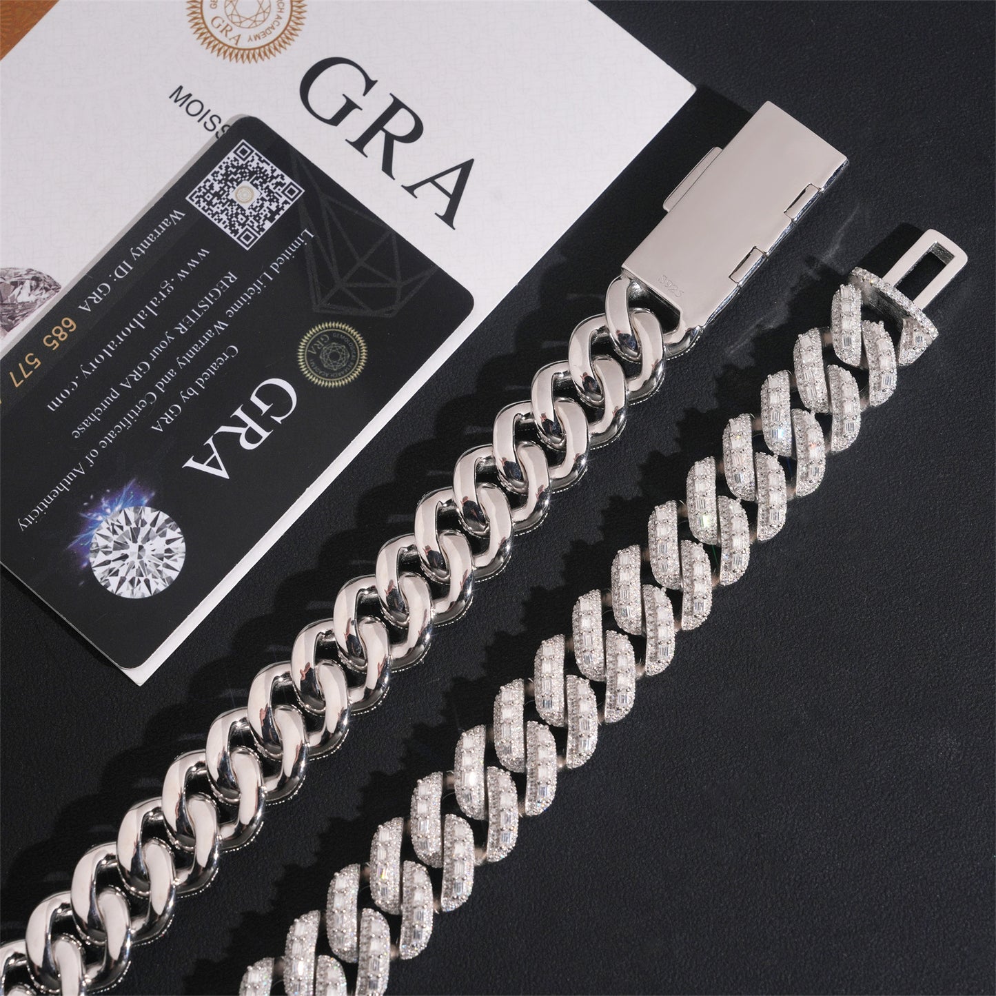 18MM S925+Moissanite Cuban Chain