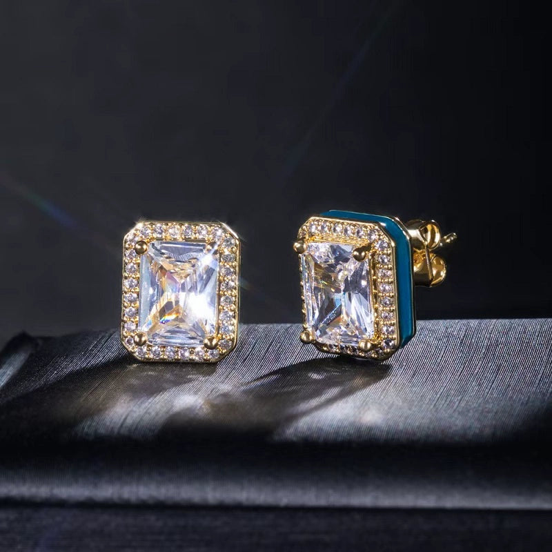 Zirconia Luminous Earrings - Ice Grind