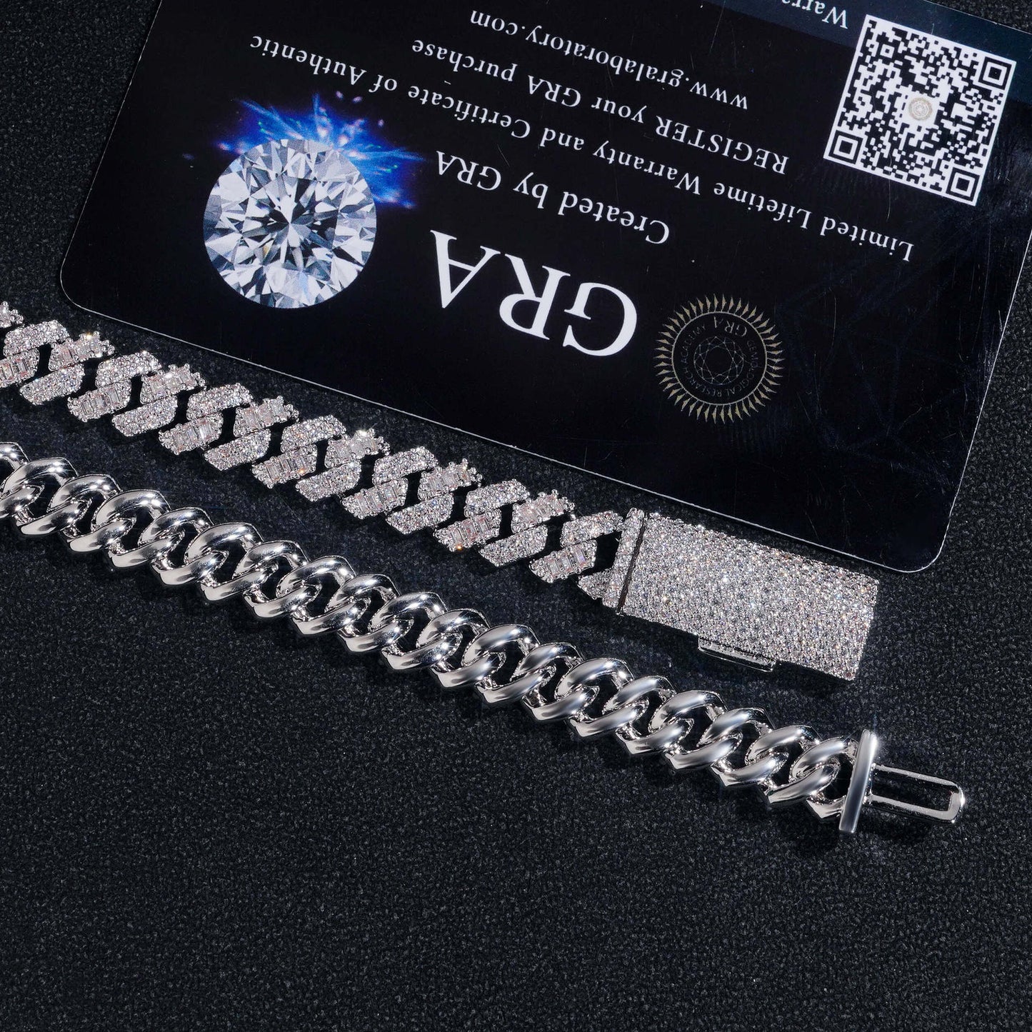 8MM S925+Moissanite Cuban Chain