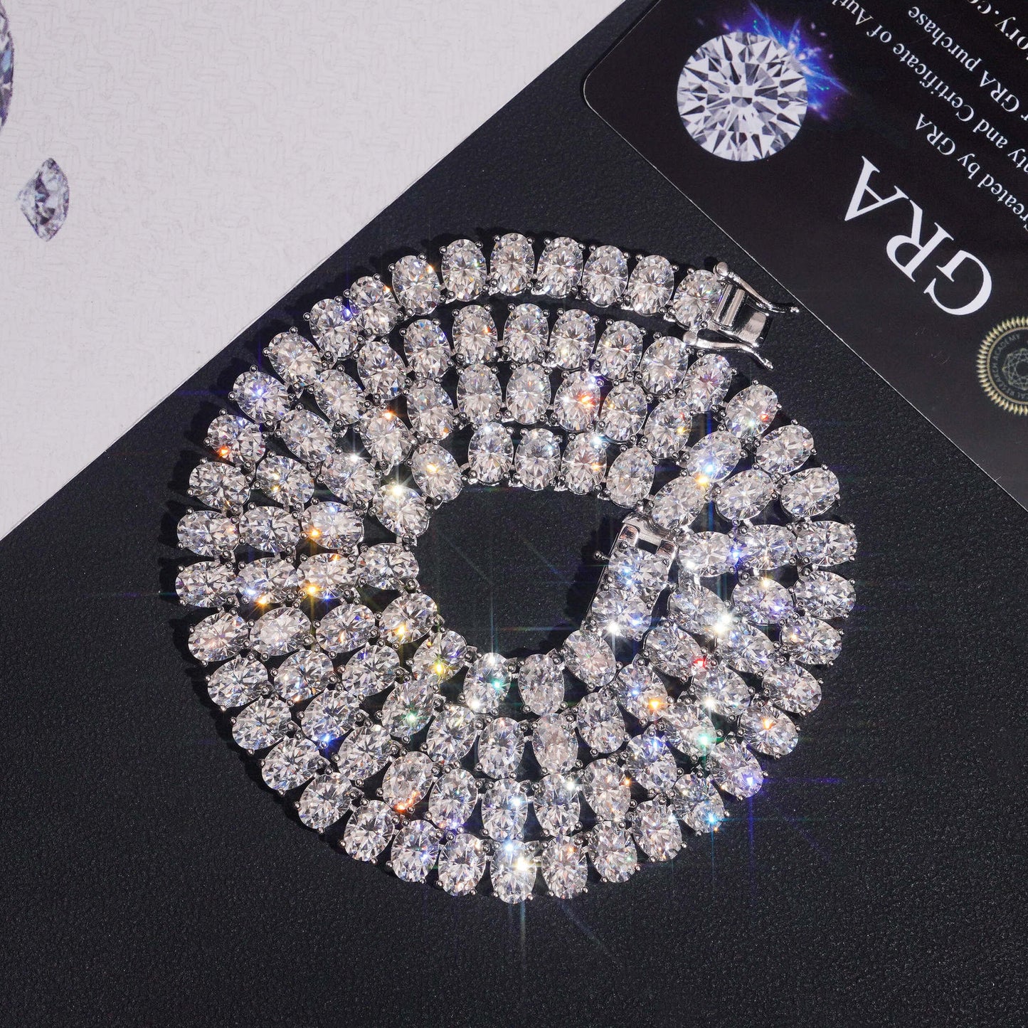6MM S925+Moissanite Tennis Chain