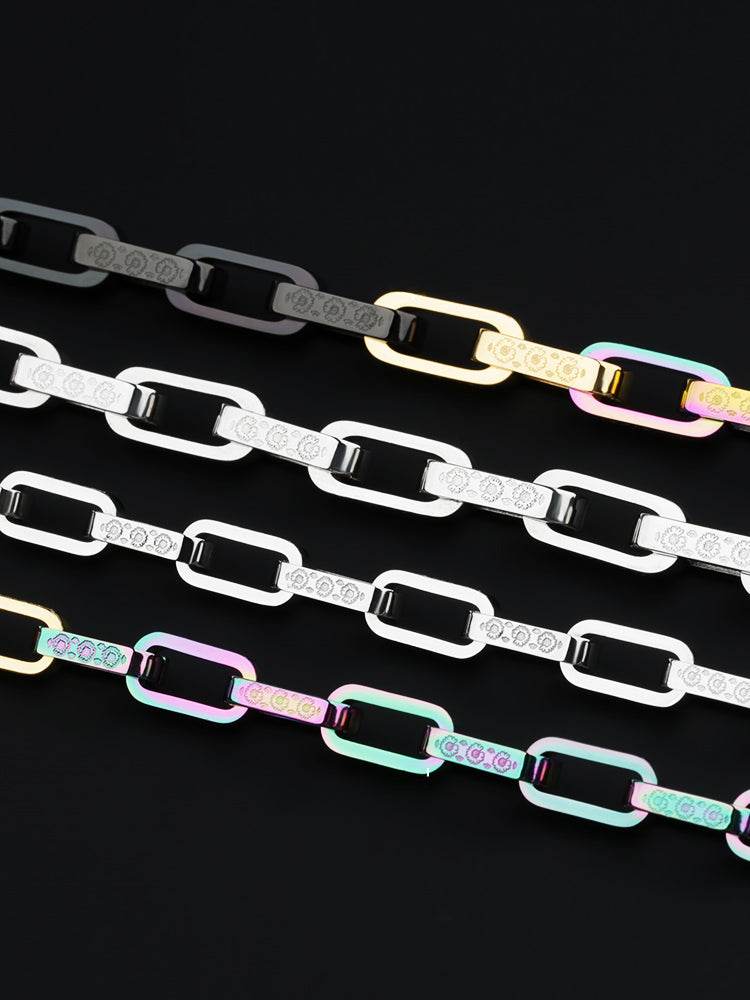 Multiple chain variants displayed in horizontal rows