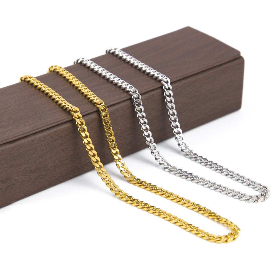 Electroplated Miami Chain