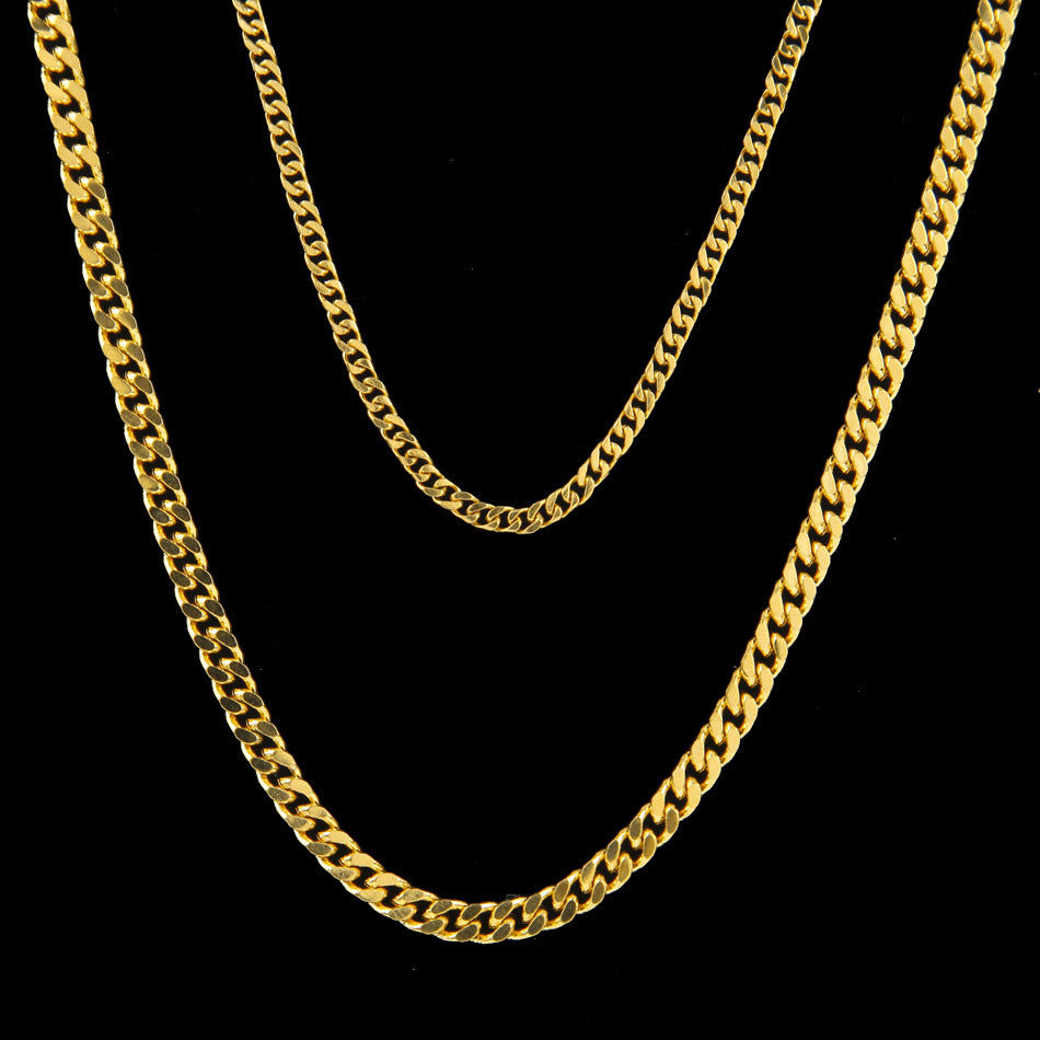 Electroplated Miami Chain