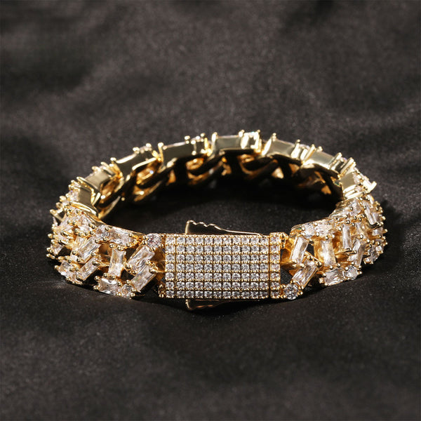 13MM Crown Ice Bracelet