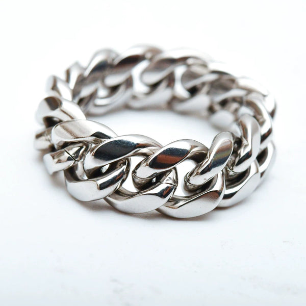 Cuban Chain Ring - Ice Grind