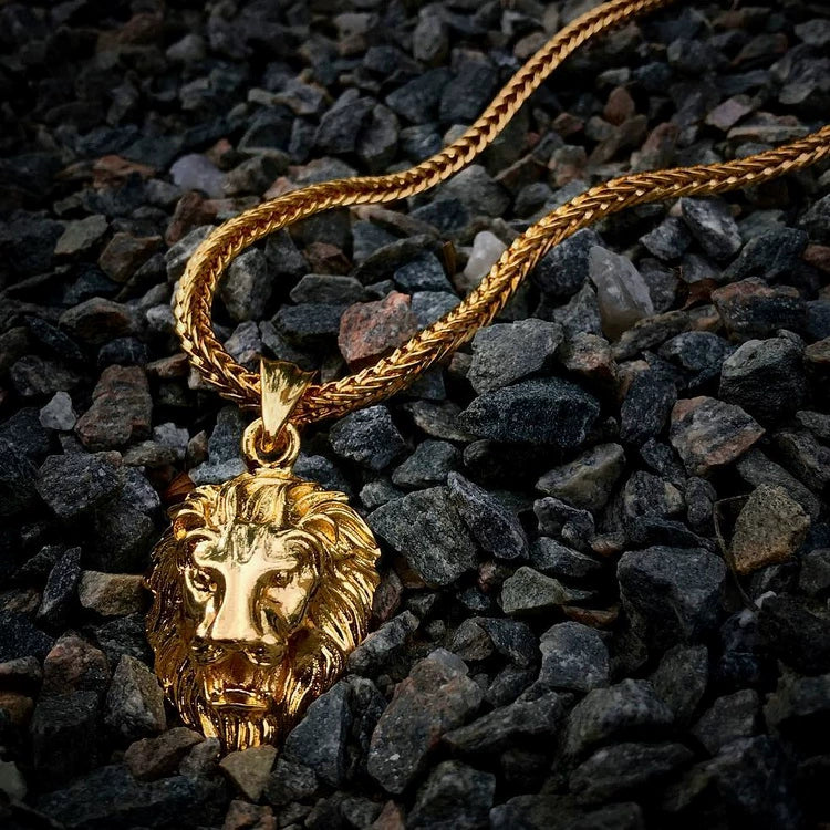Lion Pendant - Ice Grind