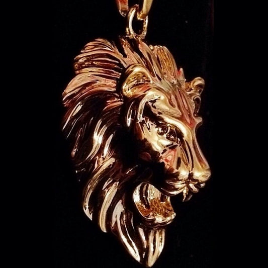 Lion Pendant - Ice Grind