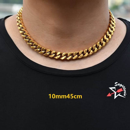 10MM Blessed Gold Cuban Chain