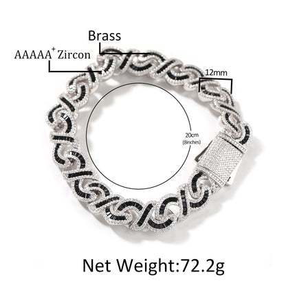 12MM Ice Loop Bracelet