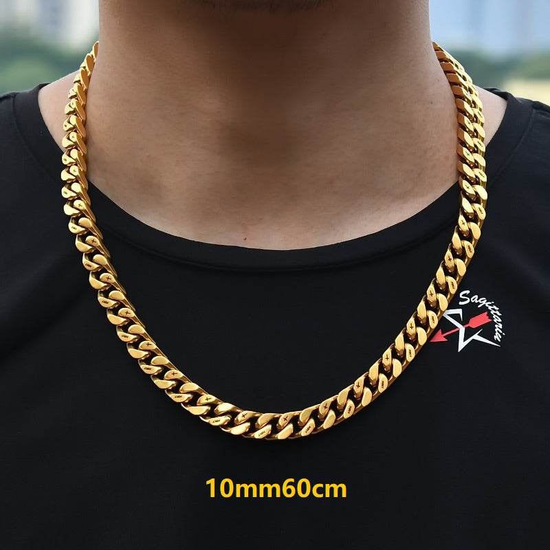 10MM Blessed Gold Cuban Chain