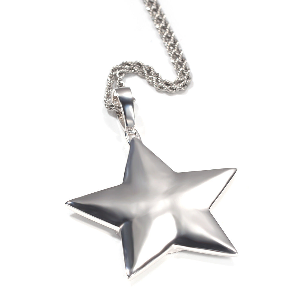 Custom Shining Star Memory Pendant