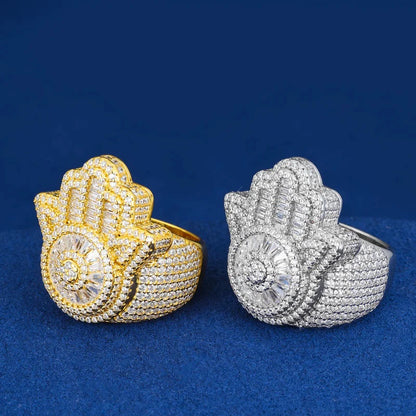 Hand of Fatima Ring - Ice Grind
