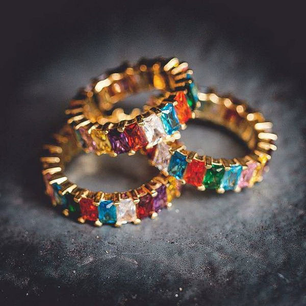 Prism Eternity Band Ring