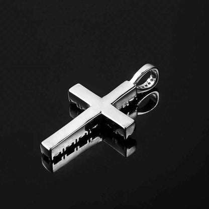 The Iced Cross – 5A Cubic Zirconia Pendant - Ice Grind