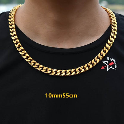10MM Blessed Gold Cuban Chain