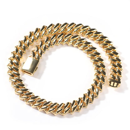 12MM Iced Brick Chain