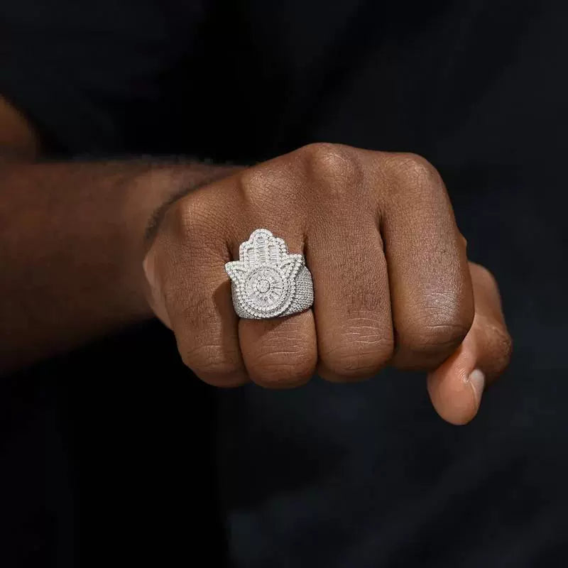 Hand of Fatima Ring - Ice Grind