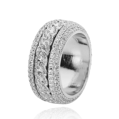 SpinFlex Iced Link Ring