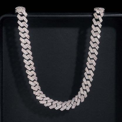 8MM S925+Moissanite Cuban Chain