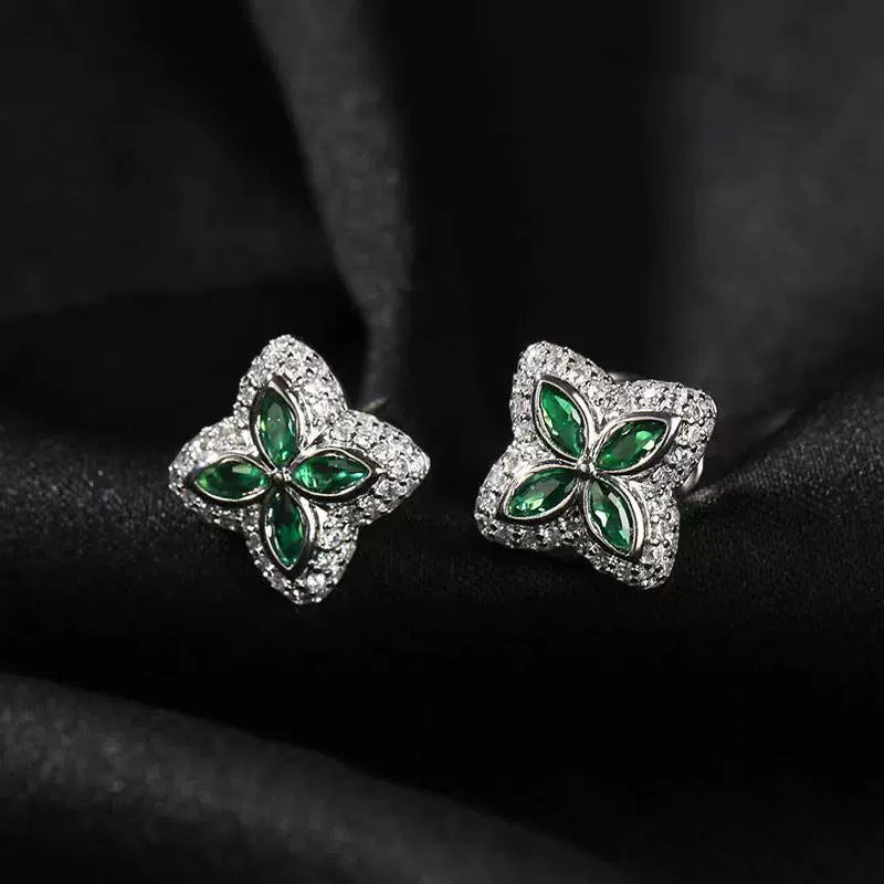 Four Leaf Clover Earrings - Ice Grind