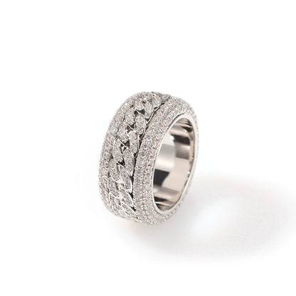 SpinFlex Iced Link Ring