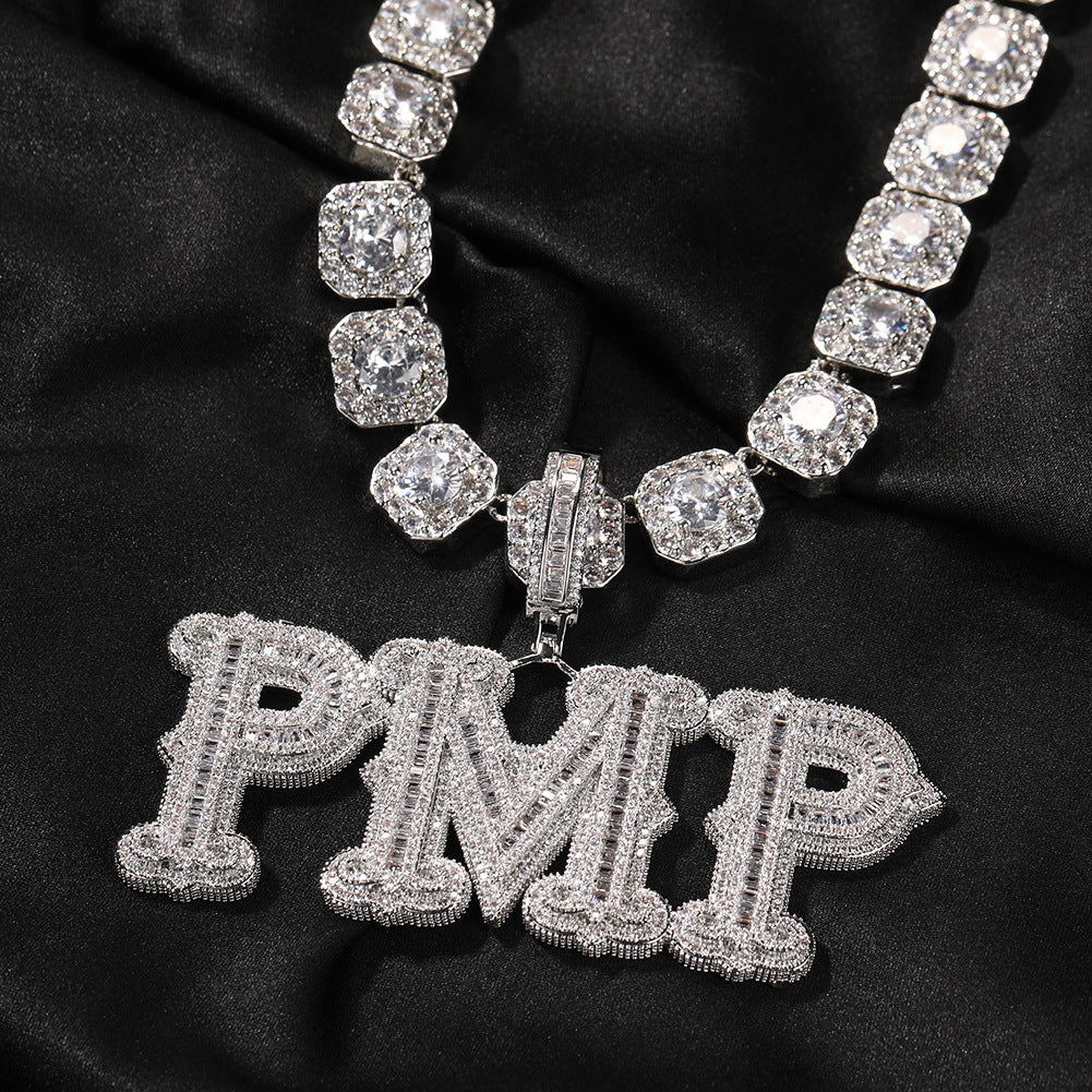 Custom Royal VVS Letter Pendant