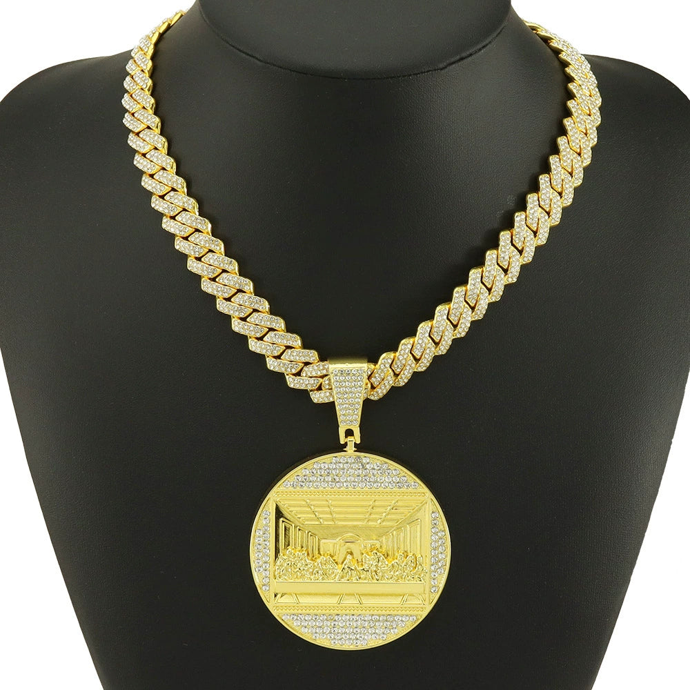 The Last Supper Pendant - Ice Grind