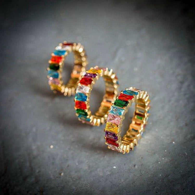 Prism Eternity Band Ring