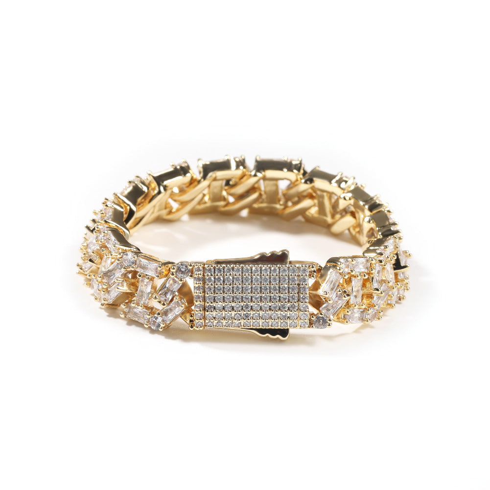 13MM Crown Ice Bracelet