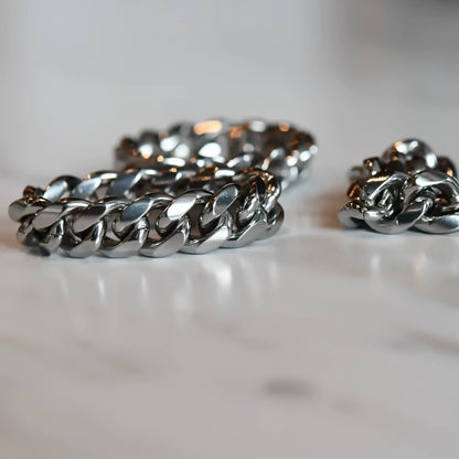 Cuban Chain Ring - Ice Grind
