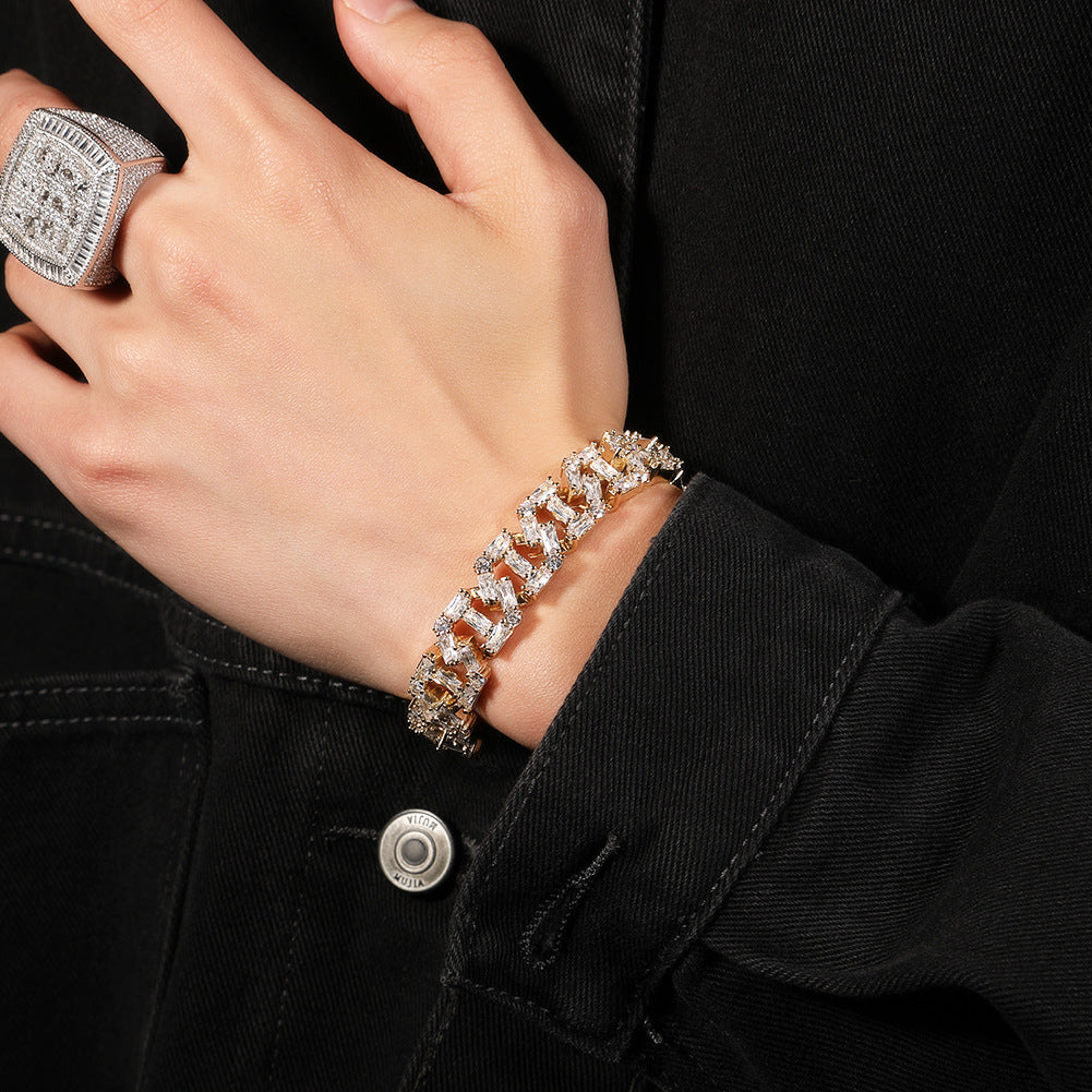 13MM Crown Ice Bracelet