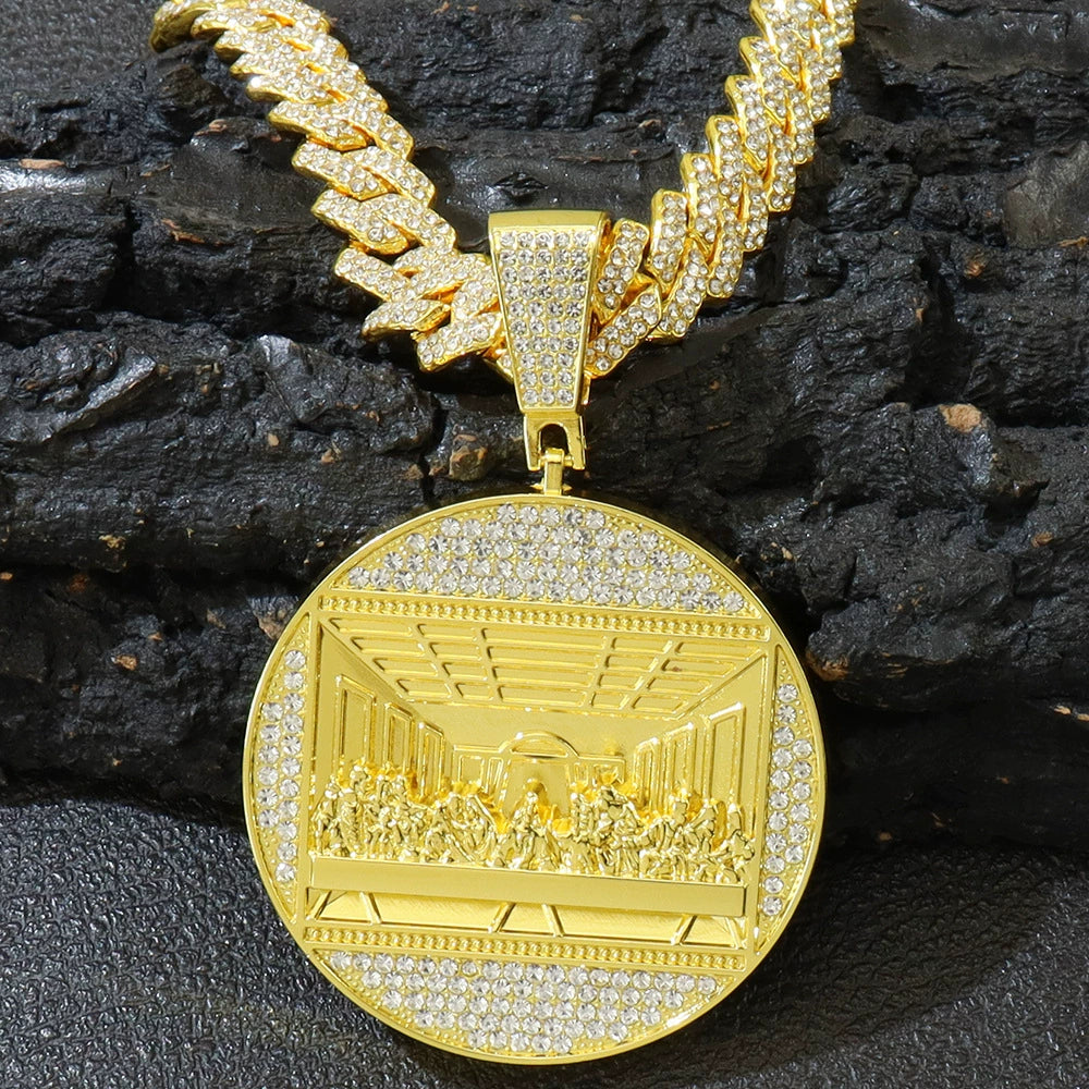 The Last Supper Pendant - Ice Grind