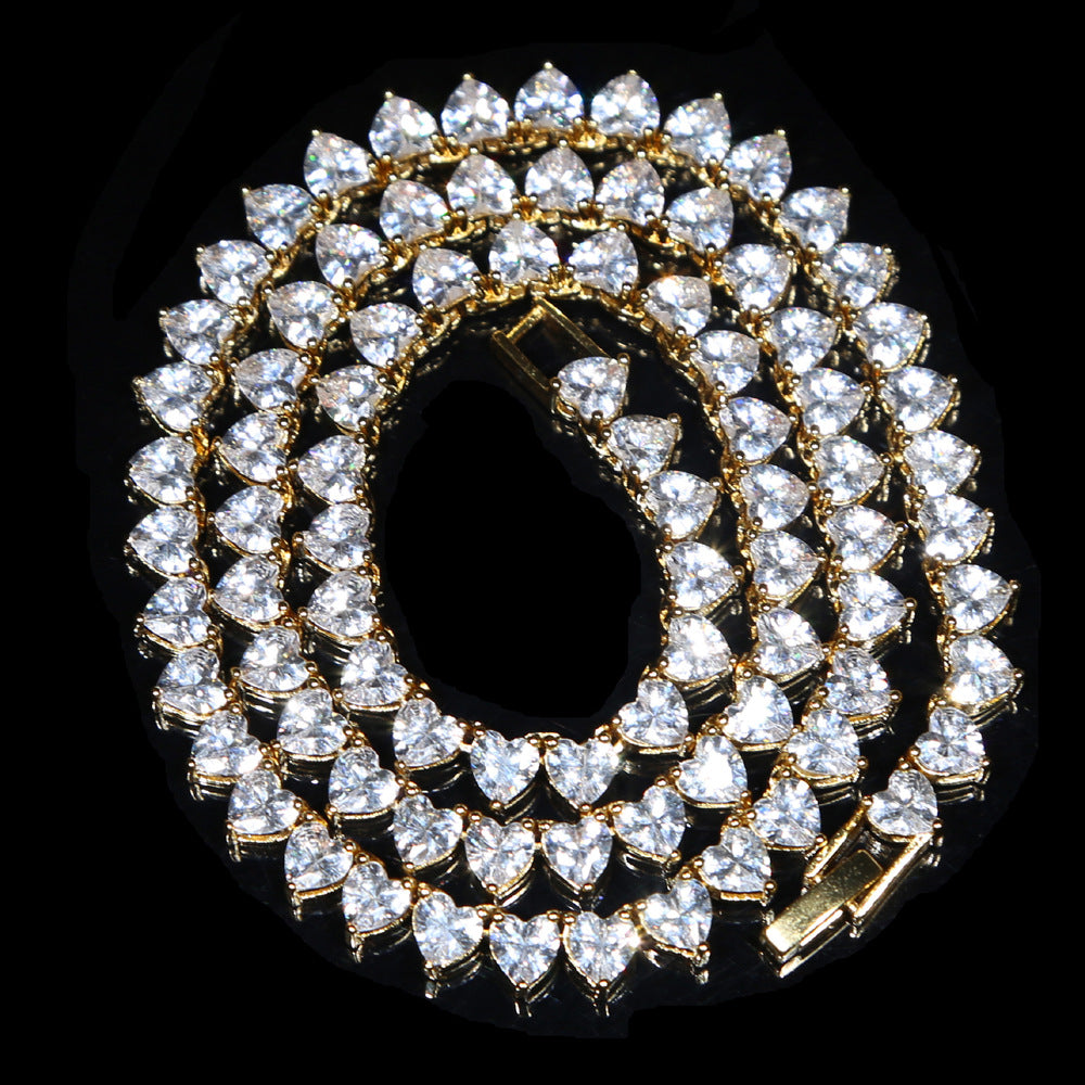 Star Zirconia Tennis Chain