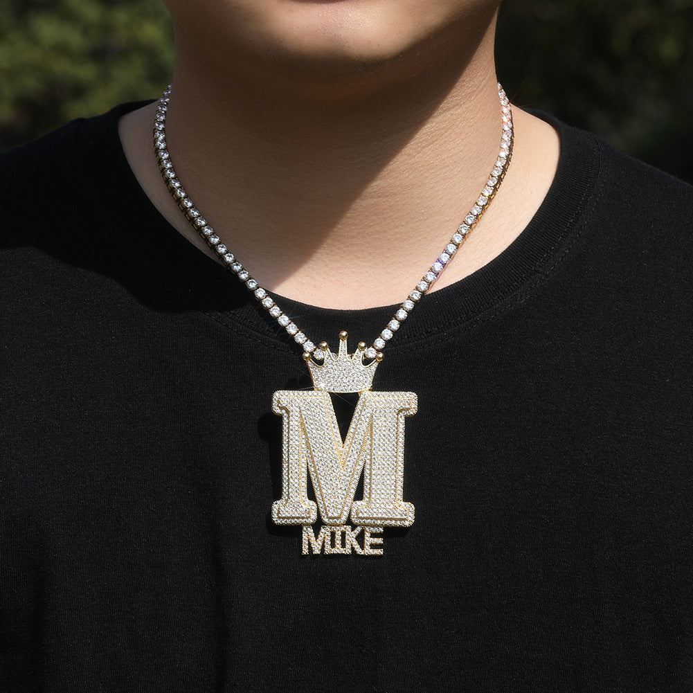 Custom King’s Letter Pendant