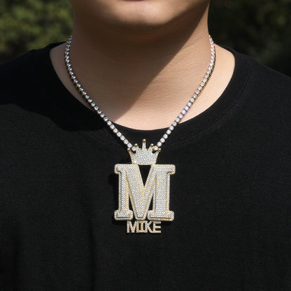 Custom King’s Letter Pendant