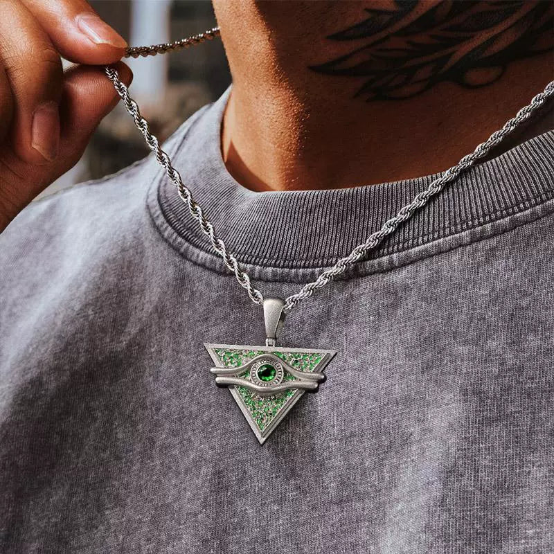 Eye of God Pendant - Ice Grind