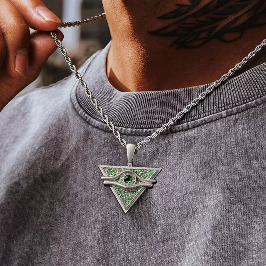 Eye of God Pendant - Ice Grind
