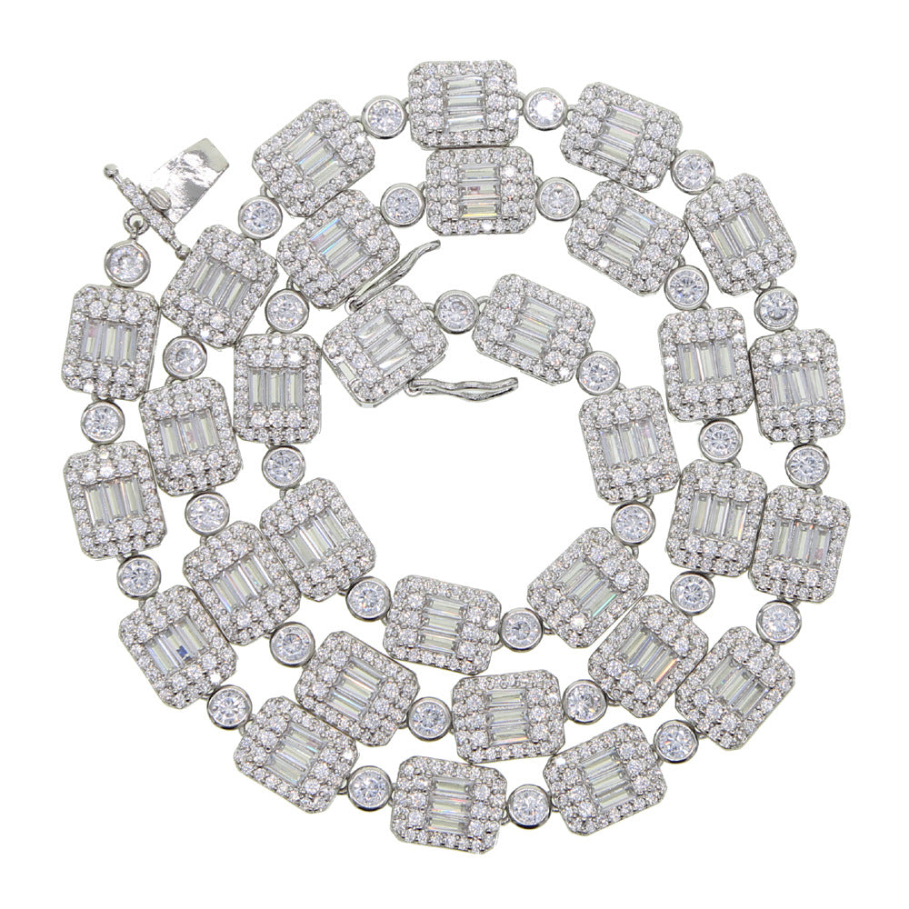 Square Zirconia Tennis Chain