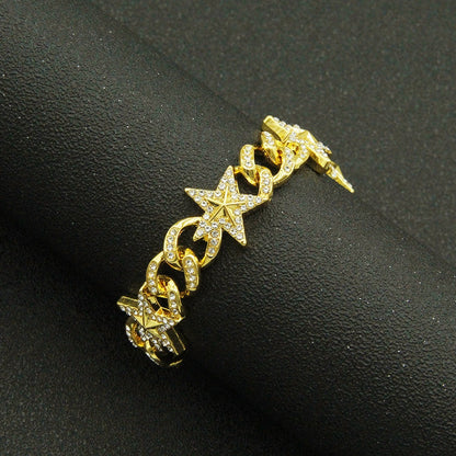 13MM Starlight Cuban Bracelet
