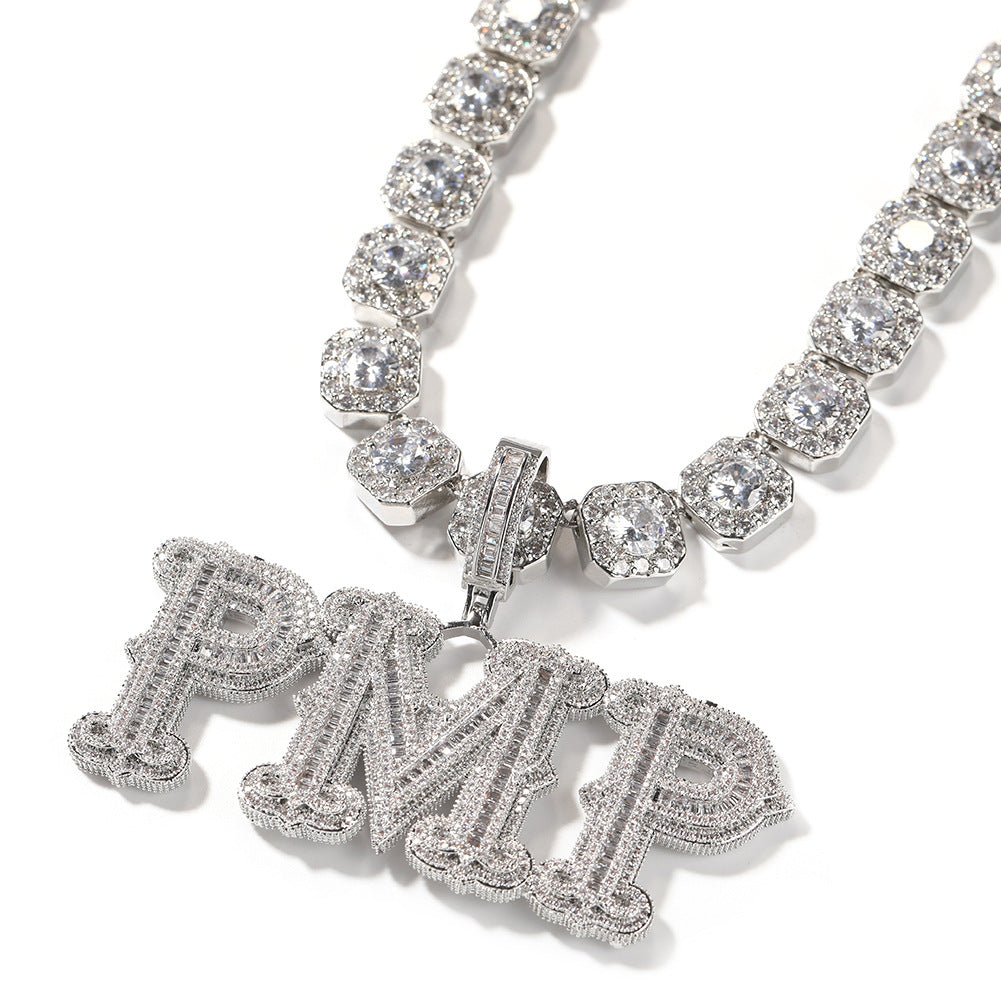 Custom Royal VVS Letter Pendant