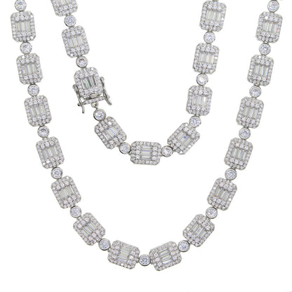 Square Zirconia Tennis Chain