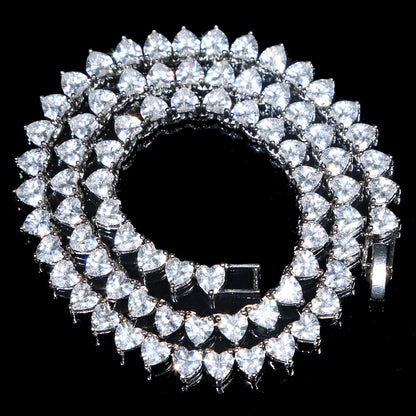 Star Zirconia Tennis Chain