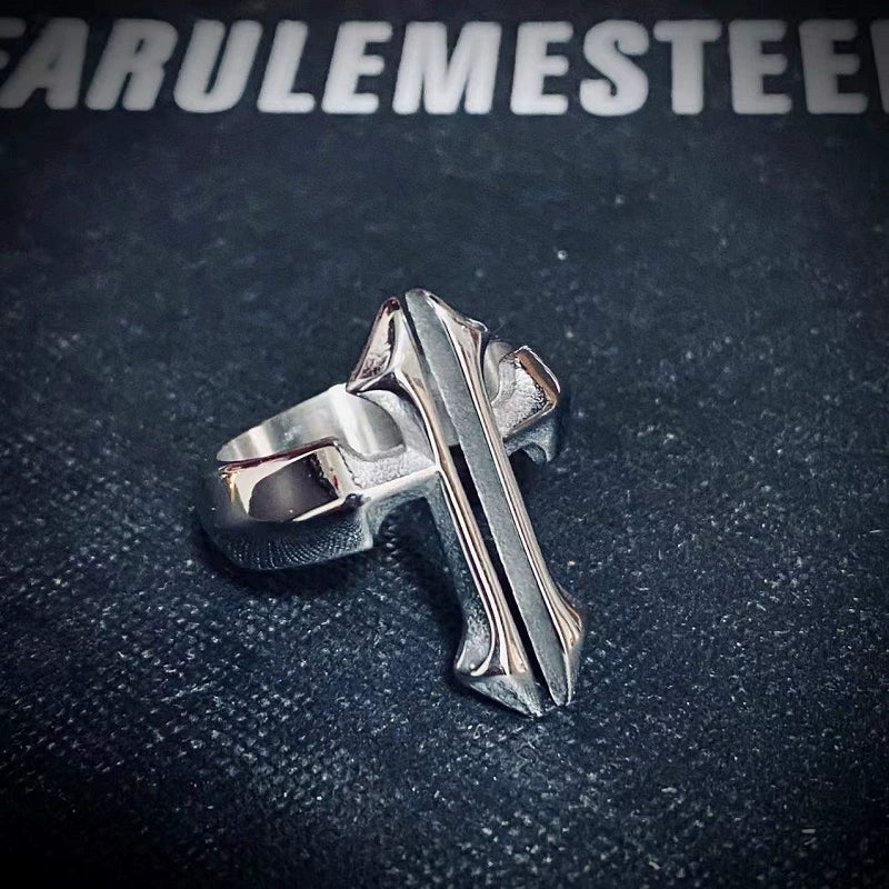 Cross Ring - Ice Grind