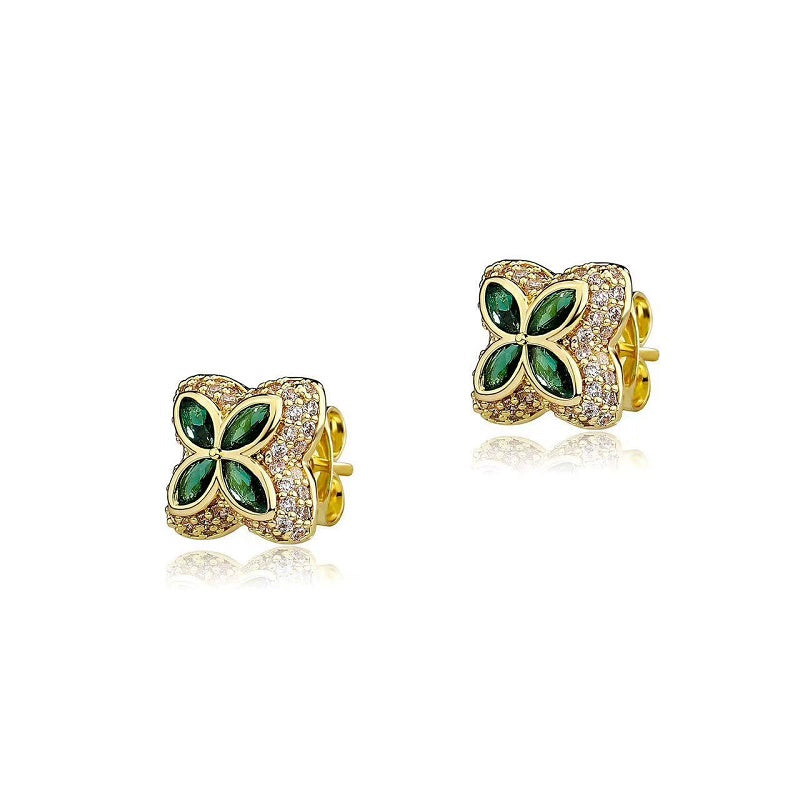 Four Leaf Clover Earrings - Ice Grind